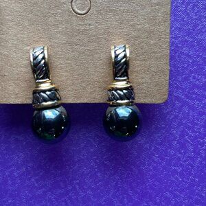 3/$12. Gold and Silver Tone Drop Earrings